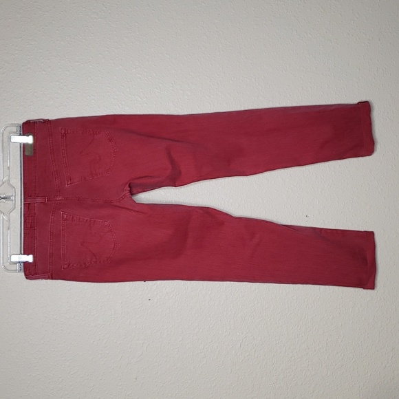 AG Adriano Goldschmied Stilt Roll-Up Cigarette Roll-up Pin Stripe Pants Size 27 - Picture 6 of 16